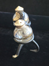 Load image into Gallery viewer, Midcentury Walter Bosse Patinated Brass Monkey Salt & Pepper Set Austria 3 Pcs