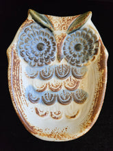 Load image into Gallery viewer, Vintage MCM Midcentury Japanese Stoneware Pottery Ceramic Owl Soap Trinket Dish Bird
