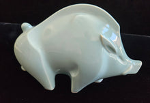 Load image into Gallery viewer, 1980s Yakushigama Japanese Celadon Ceramic Zodiac Year of the Pig Figurine
