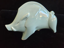 Load image into Gallery viewer, 1980s Yakushigama Japanese Celadon Ceramic Zodiac Year of the Pig Figurine
