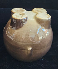 Load image into Gallery viewer, Vintage 1940s Shawnee Pottery Roly Poly Elephant Trunk Up Good Luck Planter
