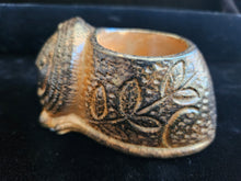 Load image into Gallery viewer, Midcentury Japanese Stoneware Pottery Lion Candle Holders Takahashi Counterpoint
