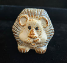 Load image into Gallery viewer, Midcentury Japanese Stoneware Pottery Lion Candle Holders Takahashi Counterpoint
