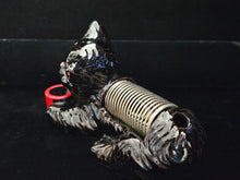 Load image into Gallery viewer, Midcentury 1950s Alco Japan Ceramic Black Cat Kitten Pen &amp; Letter Holder Desktop
