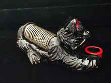 Load image into Gallery viewer, Midcentury 1950s Alco Japan Ceramic Black Cat Kitten Pen &amp; Letter Holder Desktop
