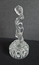 Load image into Gallery viewer, 1930s Cambridge Glass Bashful Charlotte Draped Lady Flower Frog Centerpiece
