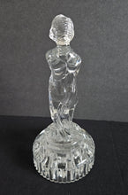 Load image into Gallery viewer, 1930s Cambridge Glass Bashful Charlotte Draped Lady Flower Frog Centerpiece

