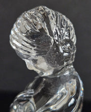 Load image into Gallery viewer, 1930s Cambridge Glass Bashful Charlotte Draped Lady Flower Frog Centerpiece

